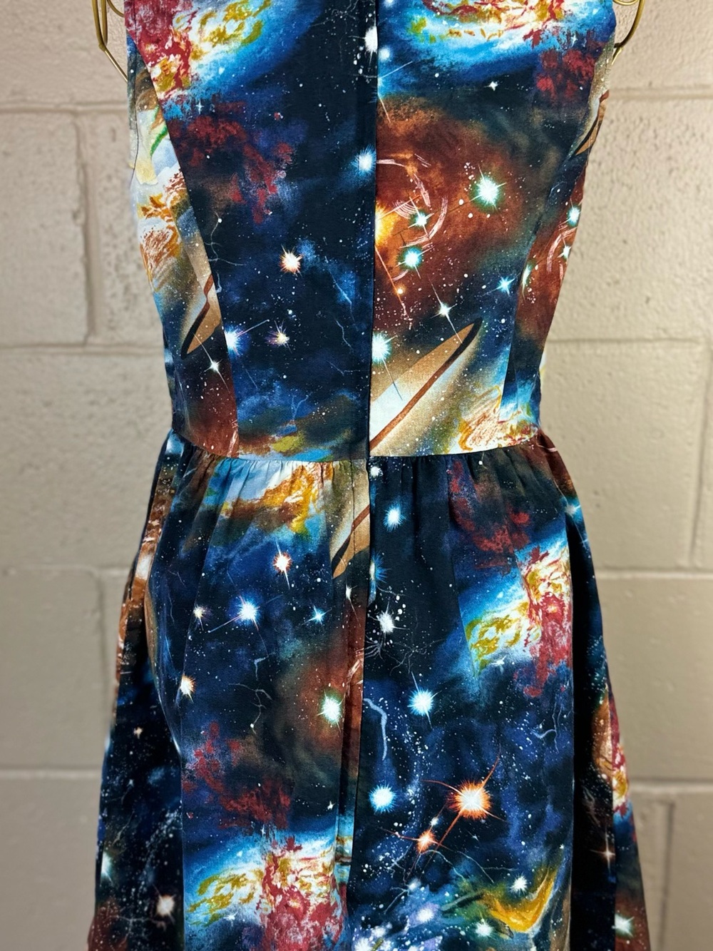 ModCloth Galaxy Print Sleeveless Skater Dress in Medium - Picture 11 of 17